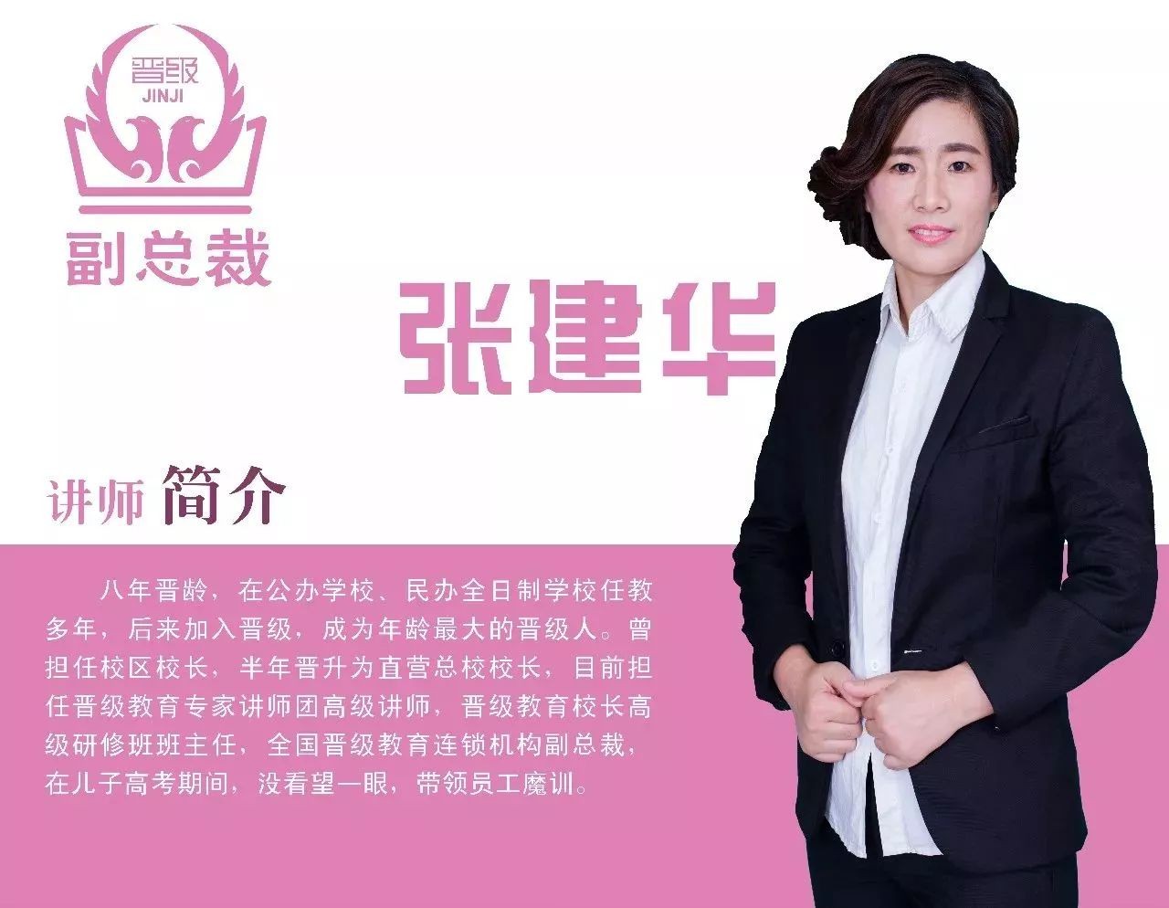 晋级家长沙龙实操班讲师张建华