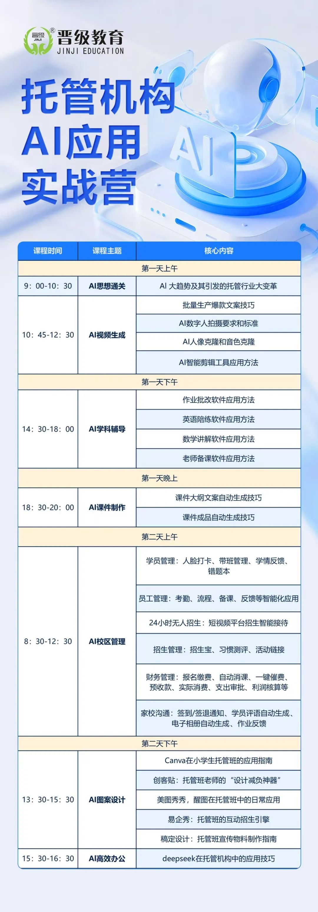 赢在效率革命！《托管机构AI应用实战营》即将开启，AI赋能托管新可能