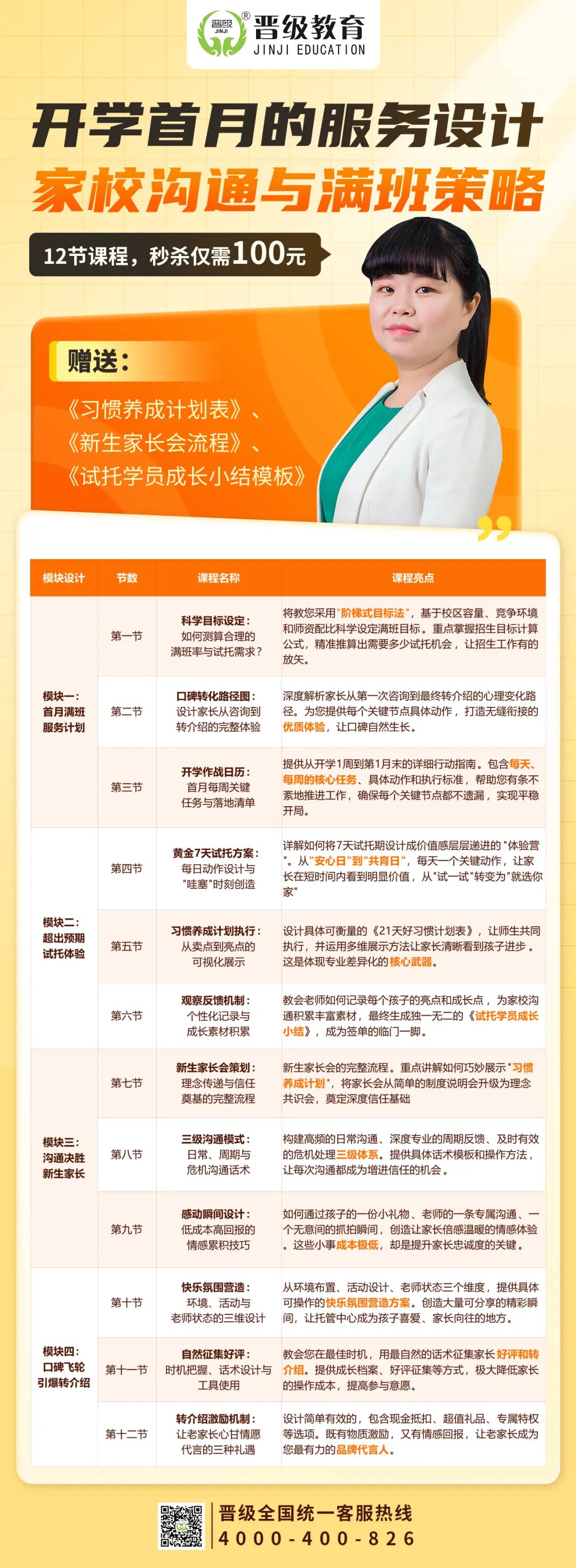 第616期JZY大讲堂为您带来：开学首月的服务设计，家校沟通与满班策略