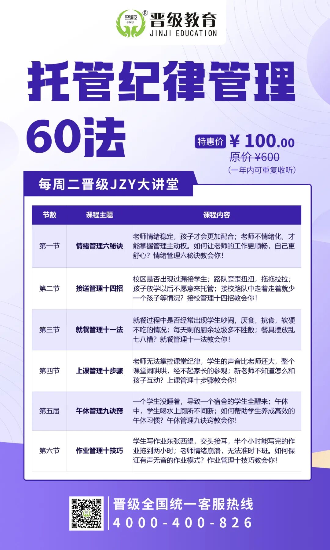 第619期JZY大讲堂为您带来：托管纪律管理60法